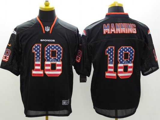 Adult Denver Broncos Peyton Manning NO.18 Football Jerseys