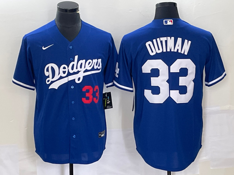 Men/Women/Youth Los Angeles Dodgers James Outman #33 baseball Jerseys