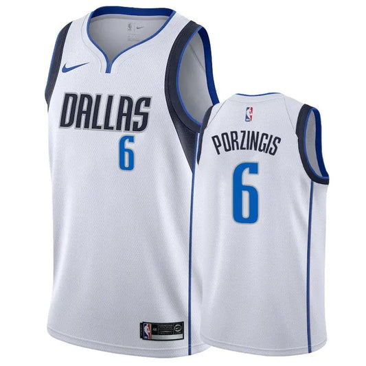 Dallas Mavericks Kristaps Porzingis NO.6 Basketball Jersey