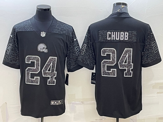 Adult Cleveland Browns Nick Chubb NO.24 Football Jerseys