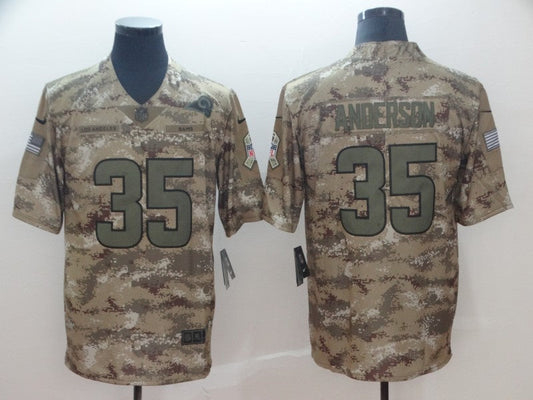 Adult Los Angeles Rams C.J. Anderson NO.35 Football Jerseys