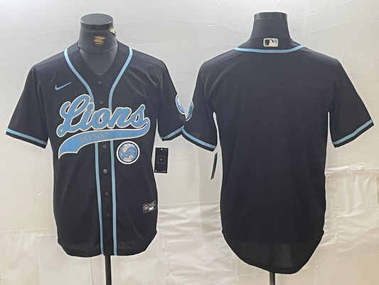men/women/kids Detroit Lions baseball Jerseys blank or custom your name and number