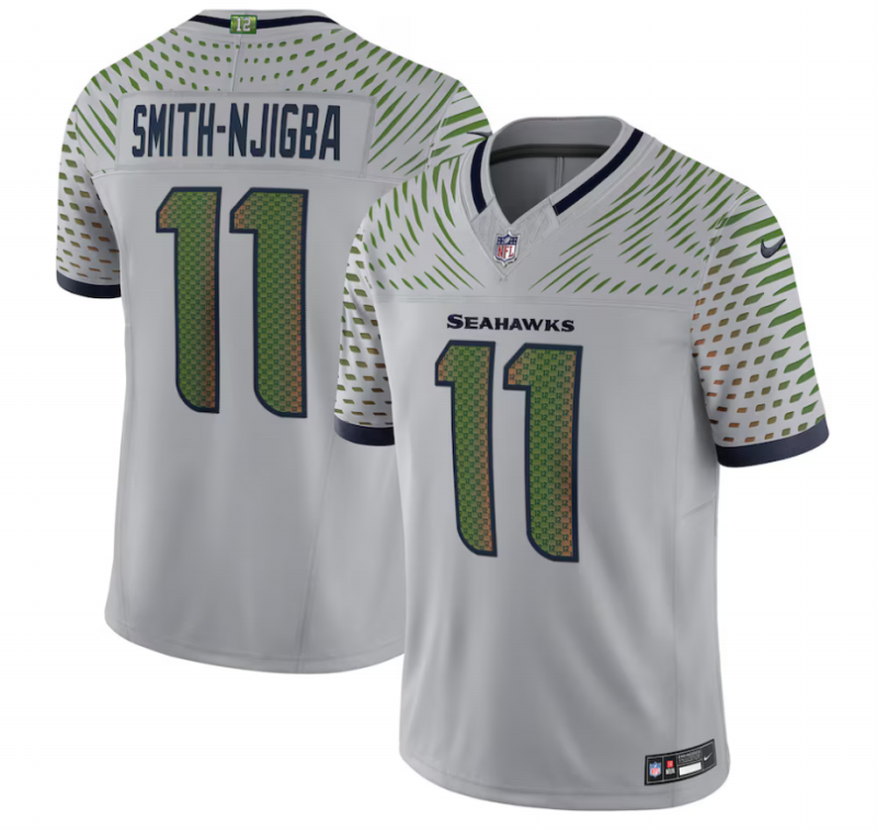 2025 Adult Seattle Seahawks Jaxon Smith-Njigba  NO.11 Football Jerseys