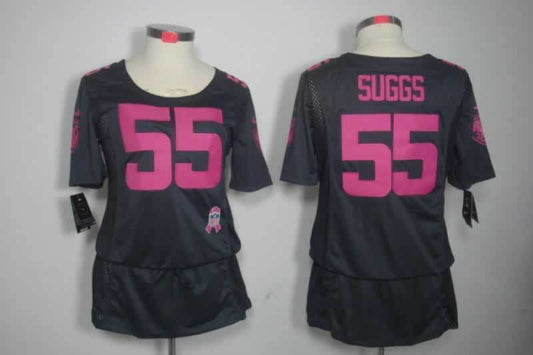 Women's Baltimore Ravens Terrell Suggs NO.55 Football Jerseys