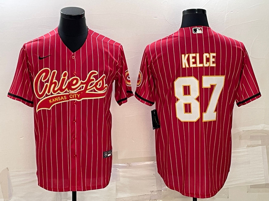 Adult Kansas City Chiefs Travis Kelce NO.87 Football Jersey
