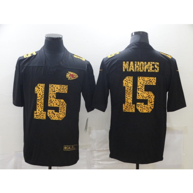 men/women/kids KC.Chiefs Mahomes NO.15 Black Football Jersey