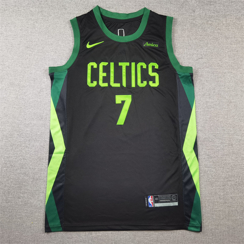 Boston Celtics Jaylen Brown NO.7 Basketball Jersey city version