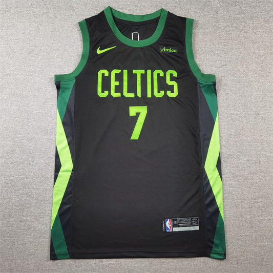 Boston Celtics Jaylen Brown NO.7 Basketball Jersey city version