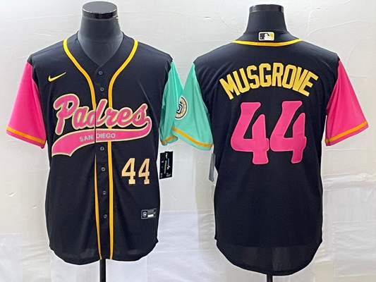 Men/Women/Youth San Diego Padres Joe Musgrove #44 baseball Jerseys