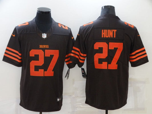 Adult Cleveland Browns Kareem Hunt NO.27 Football Jerseys