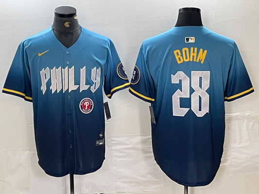 Men/Women/Youth Philadelphia Phillies Alec Bohm #28 baseball Jerseys