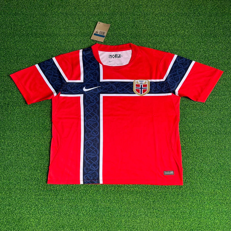 Norway 2026 Men's world cup home soccer Jersey custom name and number
