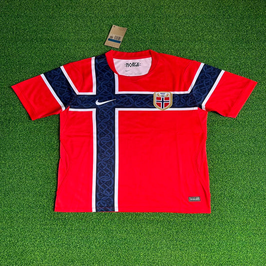Norway 2026 Men's world cup home soccer Jersey custom name and number
