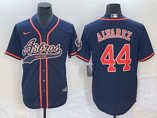 Men/Women/Youth Houston Astros Yordan Álvarez #44 baseball Jerseys
