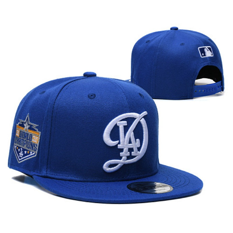 Vintage LA Stitched Baseball Cap - Premium 3D Embroidered Retro Snapback & Fitted (38 Styles)