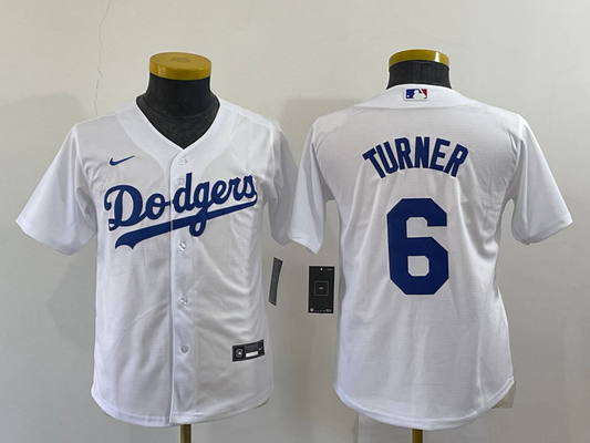 Men/Women/Youth Los Angeles Dodgers Trea Turner #6 baseball Jerseys