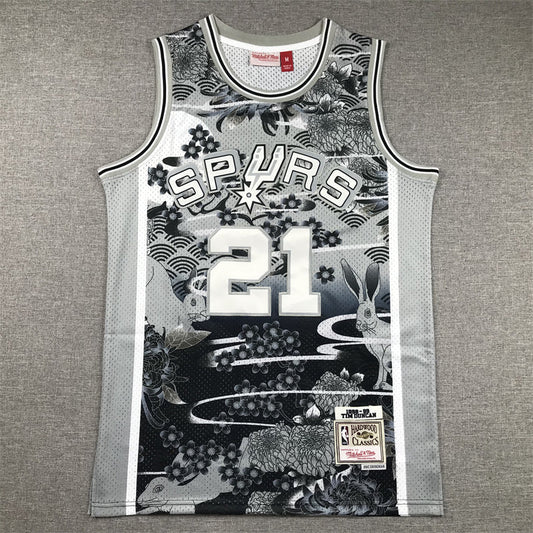 San Antonio Spurs Tim Duncan NO.21 Basketball Jersey