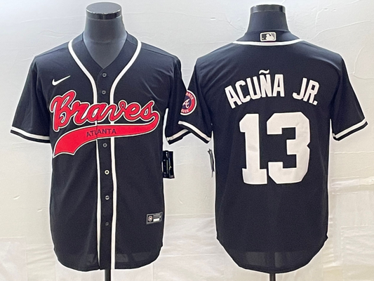 Men/Women/Youth Atlanta Braves Ronald Acuña Jr. #13 baseball Jerseys