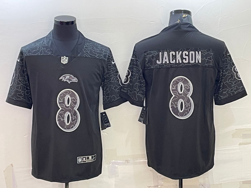 Adult Baltimore Ravens Lamar Jackson NO.8 Football Jerseys