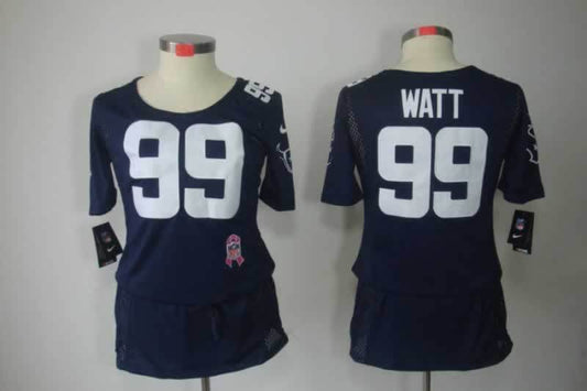 Women's Houston Texans J.J. Watt NO.99 Football Jerseys