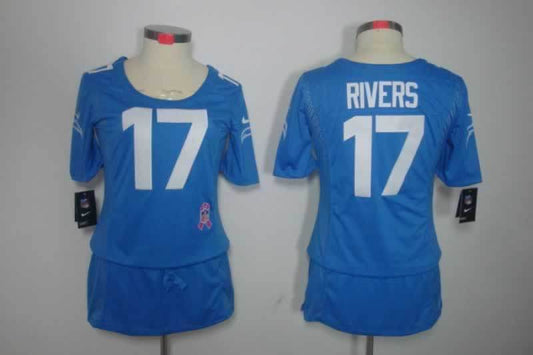 Women Los Angeles Chargers Philip Rivers NO.17 Football Jerseys