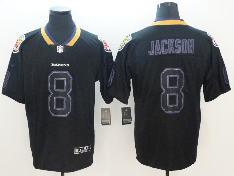 Adult Baltimore Ravens Lamar Jackson NO.8 Football Jerseys