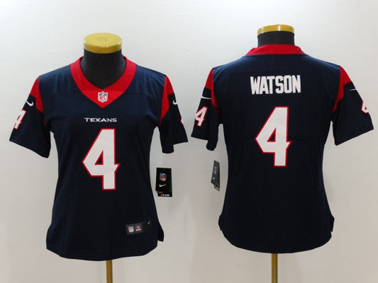 Women's Houston Texans Deshaun Watson NO.4 Football Jerseys