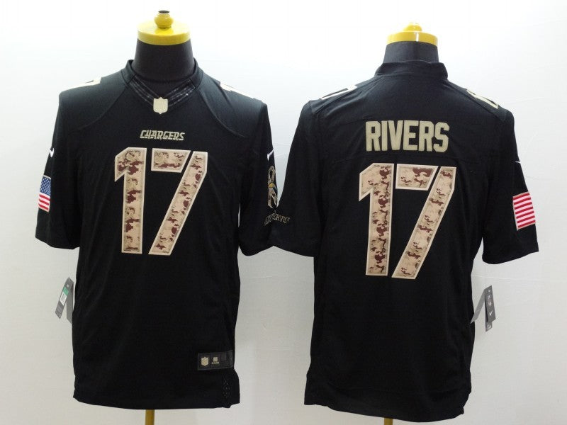 Adult Los Angeles Chargers Philip Rivers NO.17 Football Jerseys