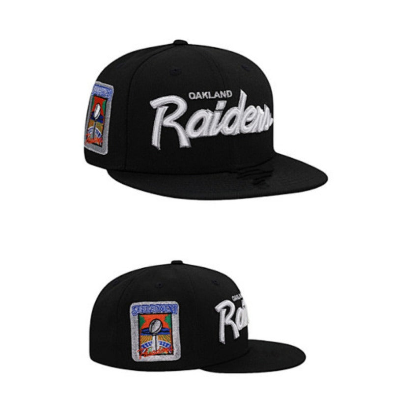 Silver Shield Emblem Flat Brim Adjustable Street Baseball Snapback Hats Unisex