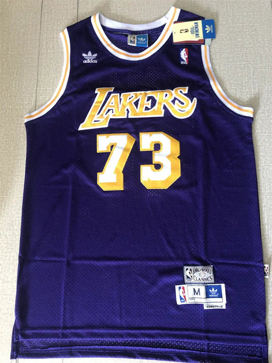 Los Angeles Lakers Dennis Rodman NO.73 Basketball Jersey