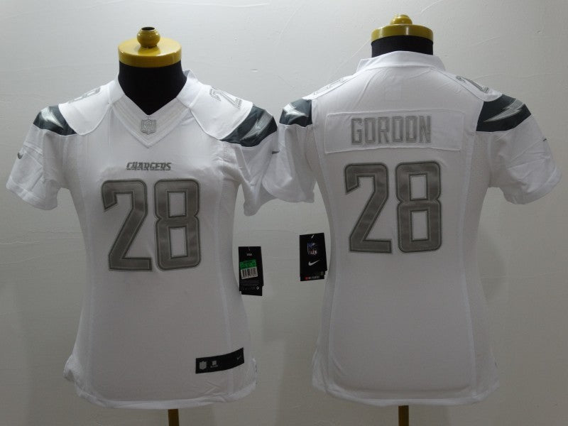 Women Los Angeles Chargers Melvin Gordon NO.28 Football Jerseys