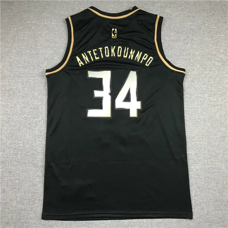 Milwaukee Bucks Giannis Antetokounmpo NO.34 Basketball Jersey