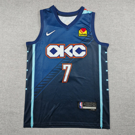 Oklahoma City Thunder Chet Holmgren swingman jerseys S-2xl new version
