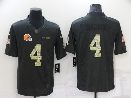 Adult Cleveland Browns DESHAUN WATSON NO.4 Football Jerseys