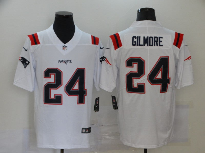Adult New England Patriots Stephon Gilmore NO.24 Football Jerseys