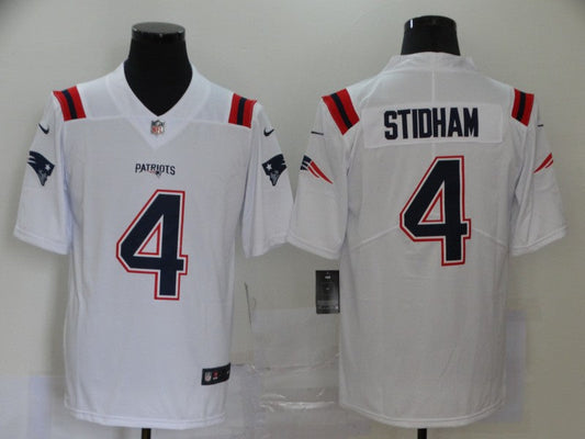 Adult New England Patriots Jarrett Stidham NO.4 Football Jerseys