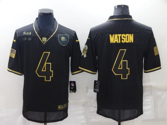 Adult Cleveland Browns DESHAUN WATSON NO.4 Football Jerseys