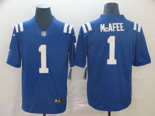Adult Indianapolis Colts Pat McAfee NO.1 Football Jerseys