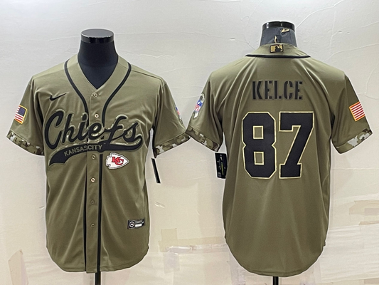 Adult Kansas City Chiefs Travis Kelce NO.87 Football Jersey