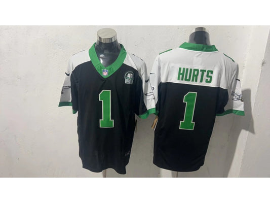 Adult Philadelphia Eagles Jalen Hurts NO.1 Football Jerseys