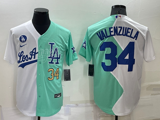 Men/Women/Youth Los Angeles Dodgers Fernando Valenzuela #34 baseball Jerseys