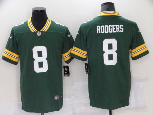 Adult Green Bay Packers Aaron Rodgers NO.8 Football Jerseys