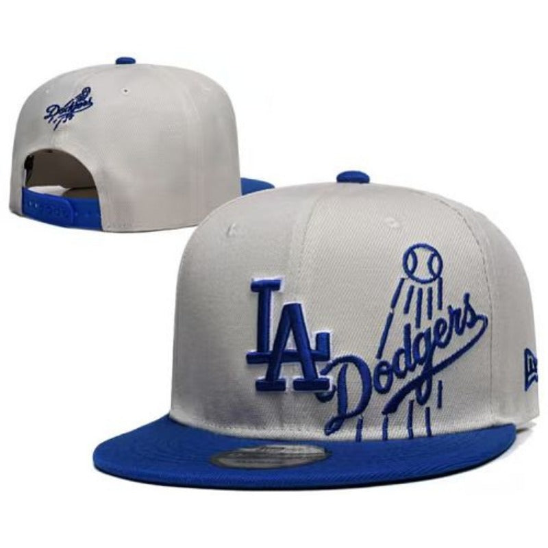 Vintage LA Stitched Baseball Cap - Premium 3D Embroidered Retro Snapback & Fitted (38 Styles)