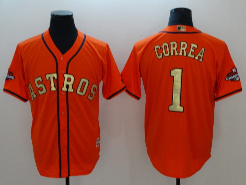 Men/Women/Youth Houston Astros Carlos Correa #1 baseball Jerseys