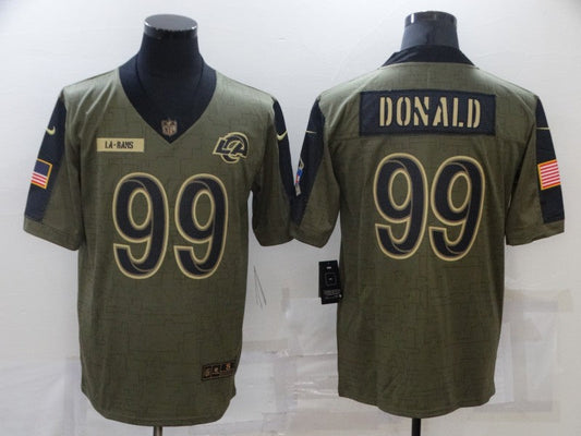 Adult Los Angeles Rams Arron Donald NO.99 Football Jerseys