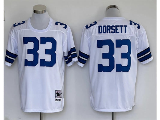men/women/kids Dallas Cowboys Tony Dorsett white No.33 Jersey