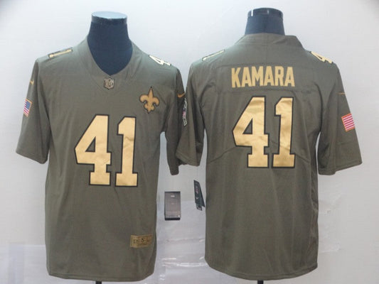 Adult New Orleans Saints Alvin Kamara NO.41 Football Jerseys