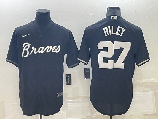 Men/Women/Youth Atlanta Braves Austin Riley #27 baseball Jerseys