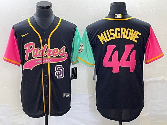 Men/Women/Youth San Diego Padres Joe Musgrove #44 baseball Jerseys