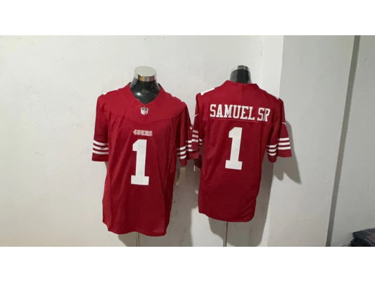 Adult San Francisco 49ers Deebo Samuel Sr No.1 Football Jerseys